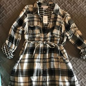 Motherhood Maternity Plaid Shirt